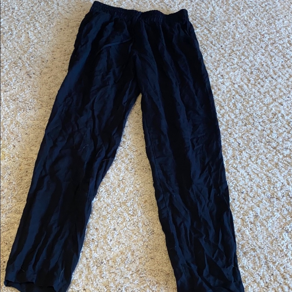 Black Flowy Pants